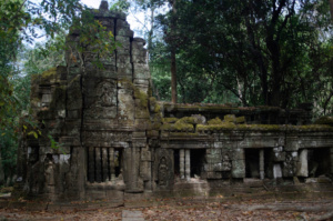 building on the outside of Ta Prohm