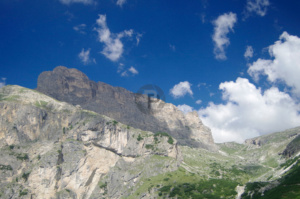 Side view of Sas Ciampei