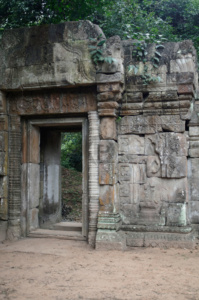 Doorway leading onwards through the outer enclosure wall of the Baphuon