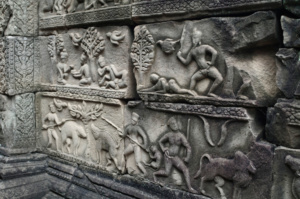 Exquisite carvings in the Baphuon