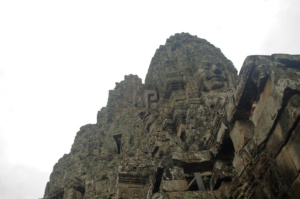 Tower from outside and below the Bayon