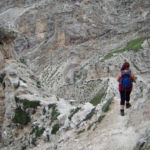 Interesting Path Scree like path with steep drop offs