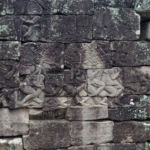 Some of the many intricate carvings found on the Bayon temple Some of the many intricate carvings found on the Bayon temple
