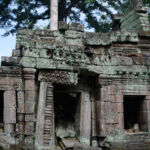 Partially collapsed corridor in the middle of Ta Prohm Partially collapsed corridor in the middle of Ta Prohm