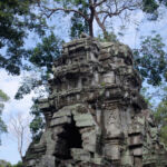 Collapsed gallery adjoining a tower Collapsed gallery adjoining a tower