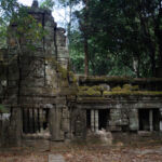 building on the outside of Ta Prohm building on the outside of Ta Prohm