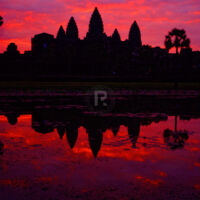 Angkor at sunrise Angkor at sunrise