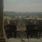 View from the top of the Bakan towards the front gate View from the top of the Bakan towards the front gate