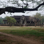 Library within the first grounds along the raised processional way Library within the first grounds along the raised processional way