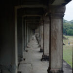 Columns in the open gallery Columns in the open gallery