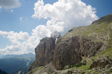 Looking back from Path 4 Looking back down from Path 4