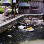 at Koh Tuic, the boy on the rubbish Raft at Koh Tuic, the boy on the rubbish Raft