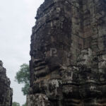 Yet another Lokesvara face seen up close at Bayon temple Yet another Lokesvara face seen up close at Bayon temple