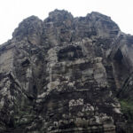 The circular central tower of Bayon temple The circular central tower of Bayon temple