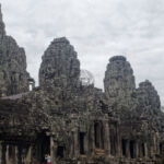 Another shot of the Bayon temple with 6 towers just in view Another shot of the Bayon temple with 6 towers just in view