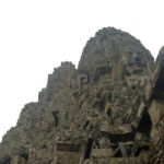 Tower from outside and below the Bayon Tower from outside and below the Bayon
