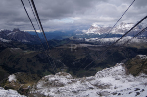 View towards Boe & Pralongia fro mthe cable car station