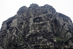 The circular central tower of Bayon temple